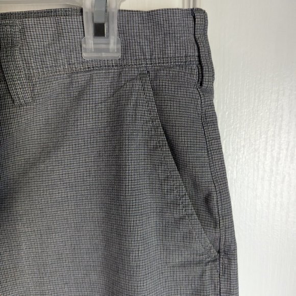 Express Slim Fit Grey Checkered Chinos 32x32 - Picture 4 of 8